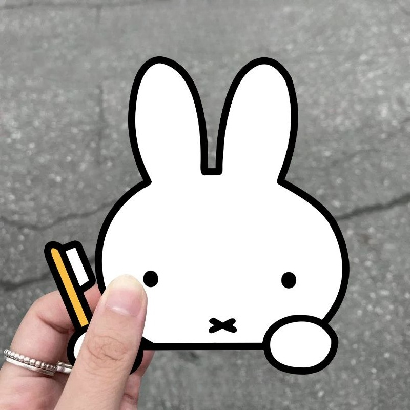 Miffy Rabbit Car Sticker Creat - Atv Parts 评论和价格