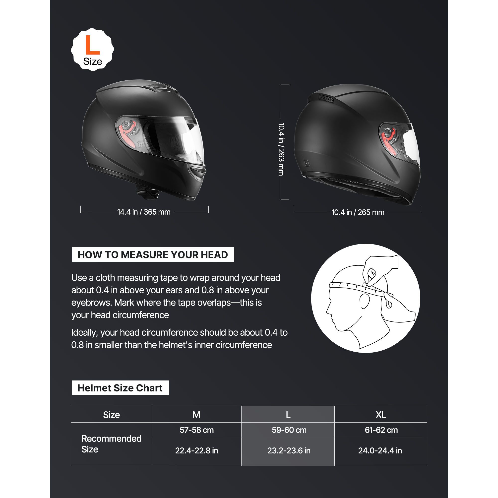 Motorcycle Helmet, Full Face,  - Dual Visor Motorcycle Racing Helmet 评论和价格