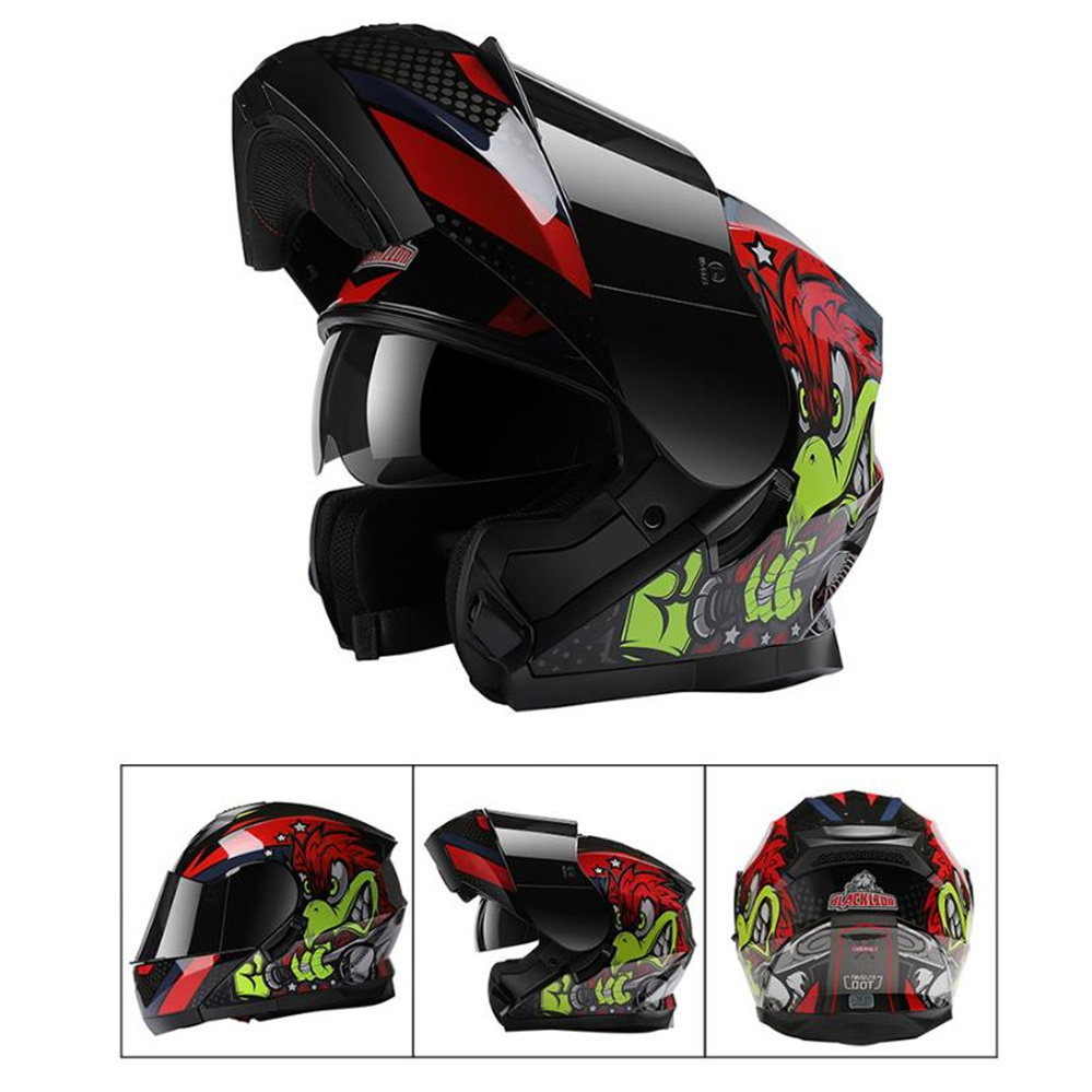 Full Face ADV Motorcycle Dual  - Dual Visor Motorcycle Racing Helmet 评论和价格