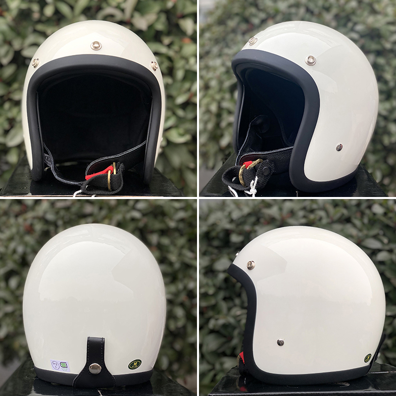 TT&COCASCOS Motorcycle Helmet  - Vintage Open Face Retro Helmet 评论和价格