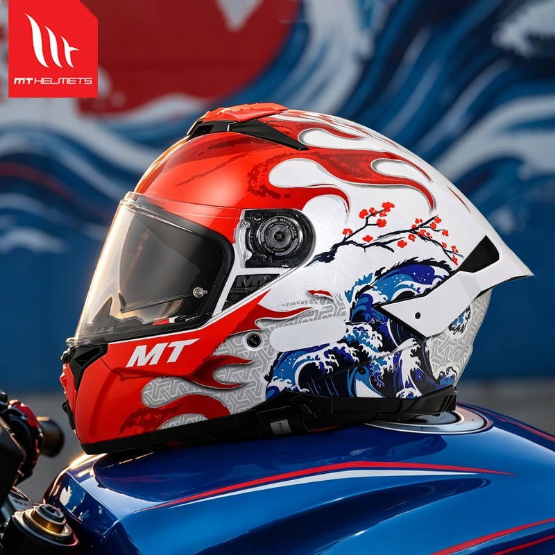 NEW MT Thunder 4SV Dual Visor  - Dual Visor Motorcycle Racing Helmet 评论和价格