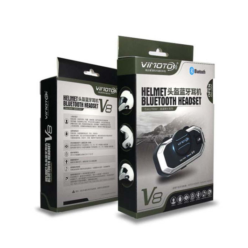 Vimoto V8 Motorcycle Helmet He - Full Face Motorcycle Helmet With Bluetooth 评论和价格