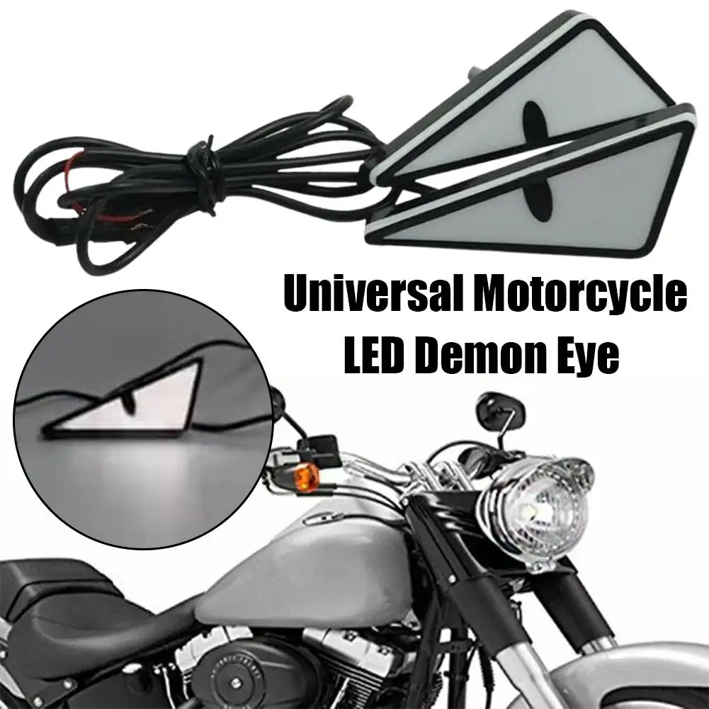 Universal Motorcycle LED Demon - Universal Motorcycle Led Headlight Projector 评论和价格