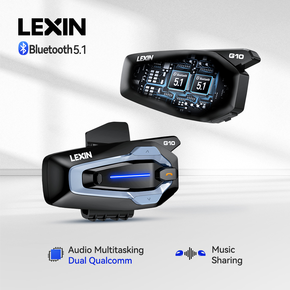 NEW-LEXIN G10 Motorcycle Helme - Universal Motorcycle Helmet Intercom Headset 评论和价格