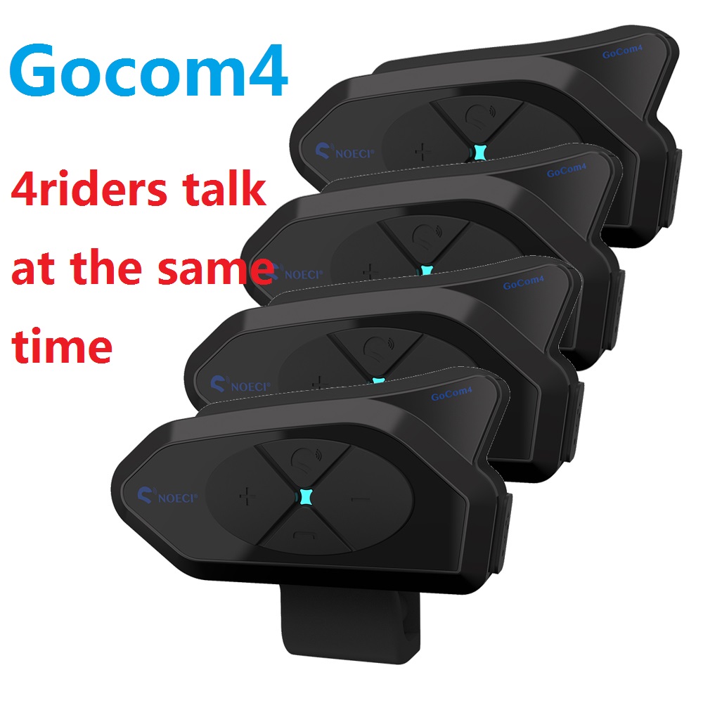GOCOM4 Motorcycle Bluetooth In - Universal Motorcycle Helmet Intercom Headset 评论和价格