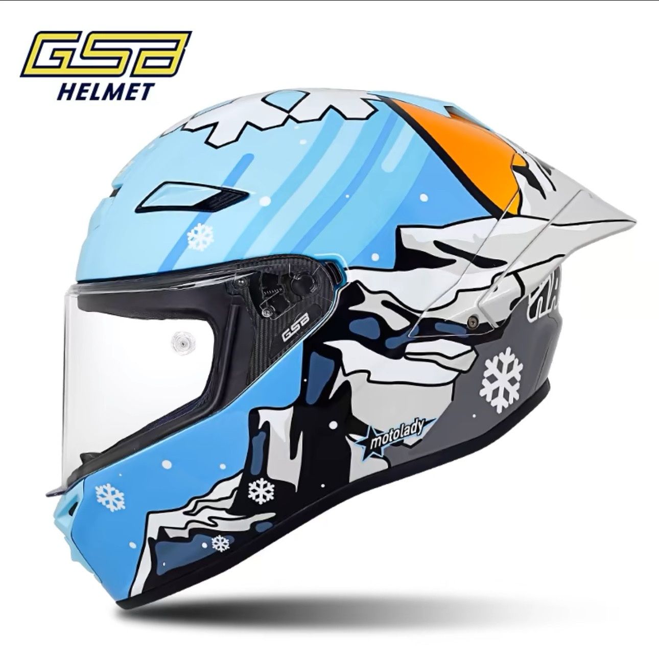 GSB Carbon Fiber Helmet RC5 Mo - Carbon Fiber Lightweight Motorcycle Helmet 评论和价格