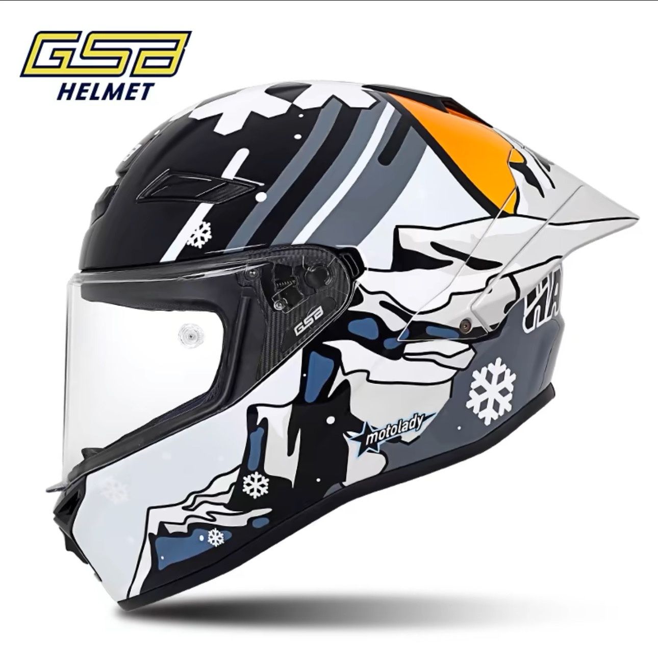 GSB Carbon Fiber Helmet RC5 Mo - Carbon Fiber Lightweight Motorcycle Helmet 评论和价格