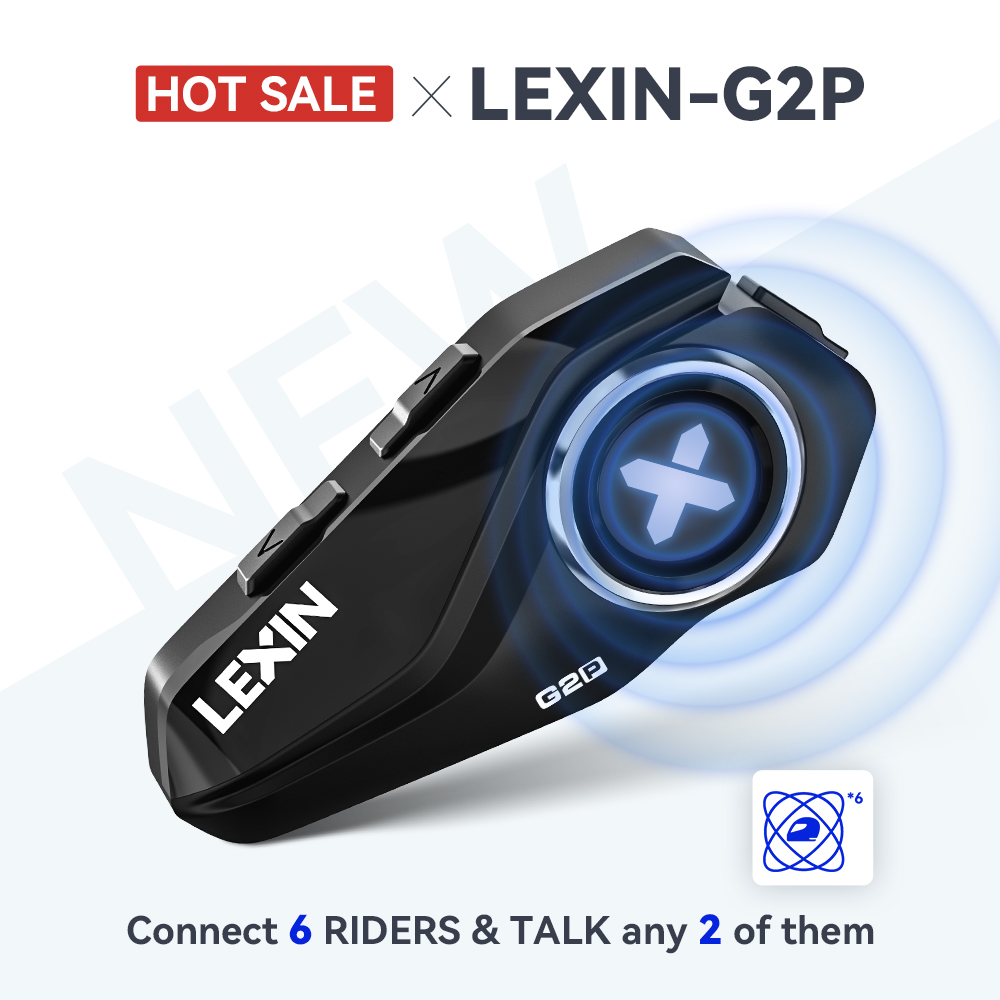 Lexin G2P Motorcycle Intercom  - Full Face Motorcycle Helmet With Bluetooth 评论和价格